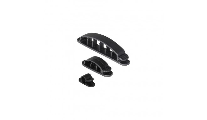 Deltaco CM519 cable organizer Black 1 pc(s)