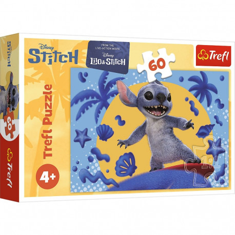 TREFL DISNEY STITCH pusle Lõbus päev koos Stitchiga, 60 osa