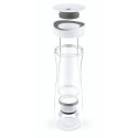 Brita water filter bottle Fill & Serve, white/graphite