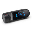 Denver CPR-700 Clock Radio with Projection/USB Black
