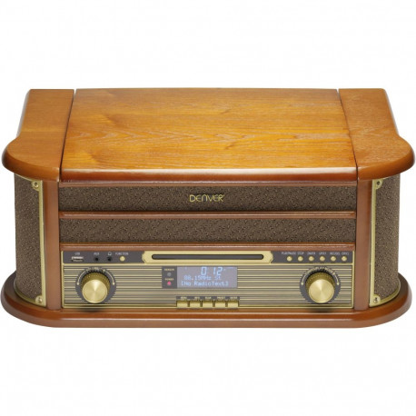 Denver MRD-51 Retro Music System Record Player/DAB/Cassette