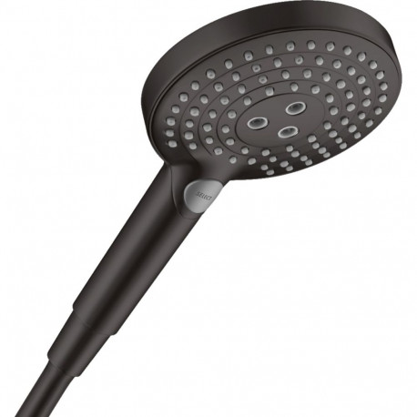 Hand shower Hansgrohe Raindance Select S 120 3jet PowderRain, 26014670, black matt