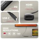 AXAGON aktiivne konverter RVC-HI8KPD, 100 W | USB Type-C HDMI-le