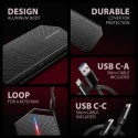EEM2-GAM USB-C korpus Gen2 M.2 NVMe/SATA SS