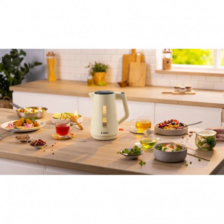 Bosch Kettle | TWK1M127 | Electric | 2400 W | 1.7 L | Plastic | Cream