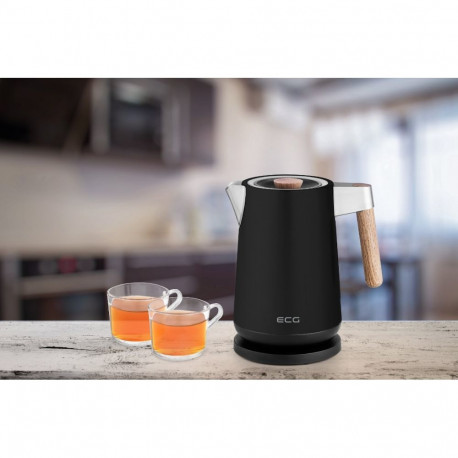 Electric kettle ECG RK 1768 Strix Timber Black