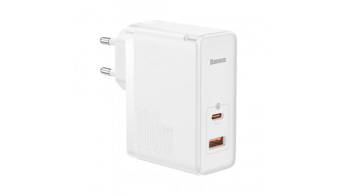 Baseus GaN5 Pro adapter laadija USB-C / USB / 100W / 1 m kaabel