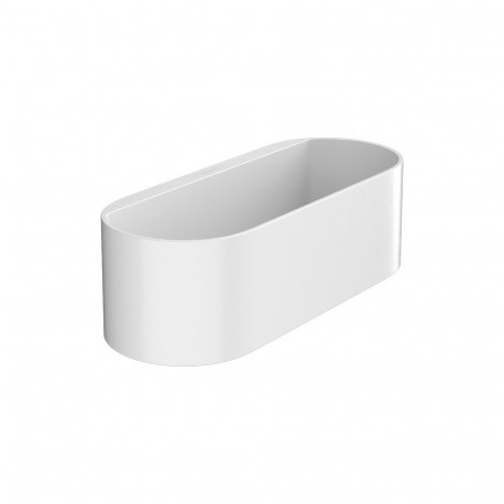 Deep shelf Hansgrohe WallStoris, 27912700, white matt