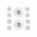 Watch DKD Home Decor Silver Champagne polypropylene Mirror (5 pcs) (2 pcs)