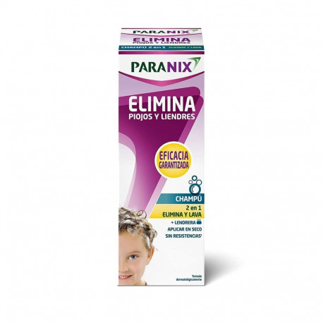 Täivastane Šampoon Paranix Elimina Piojos Y Liendres Champú Lote 2-in-1 200 ml 2 Tükid, osad