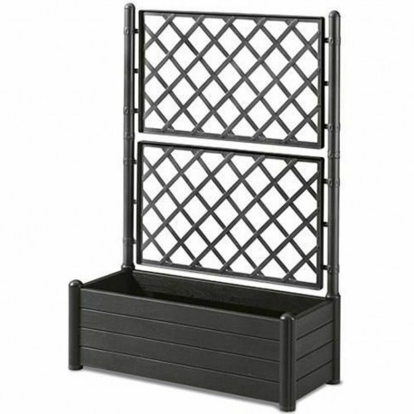 Lillepott Stefanplast Ristkülikukujuline 100 x 43 x 142 cm Grafiithall