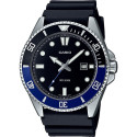 Meeste Kell Casio MDV-107-1A2VEF Must (Ø 44 mm)