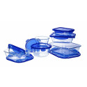 Food Preservation Container Pyrex Blue Transparent Rectangular 800 ml