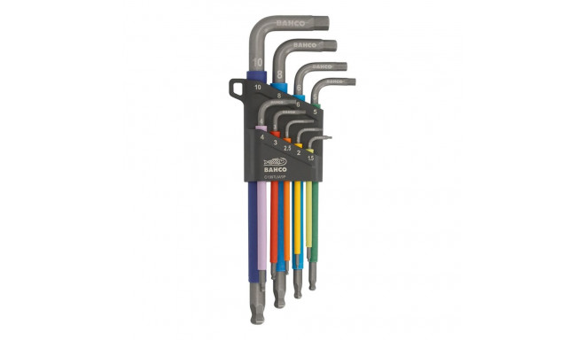 Allen Key Set Bahco 1,5 mm - 10 mm 9 Pieces