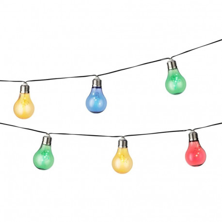 LED-tulede Pärg Lumineo Must Mitmevärviline Soe Valge 4,5 m LED RGB 10