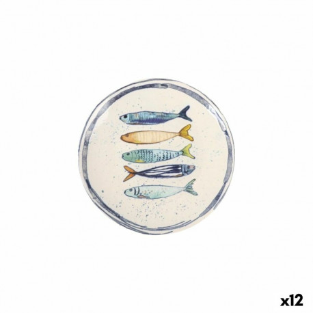 Dessert dish La Mediterránea Peixe Ø 20 cm (12 Units)