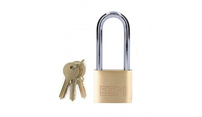 Key padlock EDM 85228 Brass