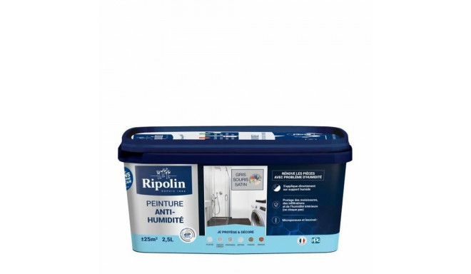 Primer Paint Ripolin Grey Satin finish 2,5 L