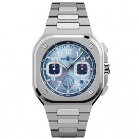 Meeste Kell Bell & Ross BR05C-PAF-ST_SST Hõbedane