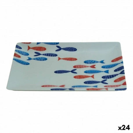 Tray La Mediterránea 20 x 13 x 2 cm (24 Units)
