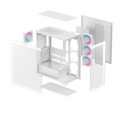 ATX Semi-tower Korpus DEEPCOOL R-CG580-WHADA4-G-1 Valge Mitmevärviline
