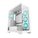 ATX Semi-tower Korpus DEEPCOOL R-CG580-WHADA4-G-1 Valge Mitmevärviline