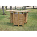 Valamualune kapp Home ESPRIT Pruun 157 x 66 x 104 cm
