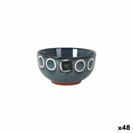 Kauss La Mediterránea Almudena Sinine Ø 11 cm (48 Ühikut)