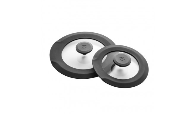 Frying Pan Lid Electrolux E9HOSM Black Transparent (2 Pieces)