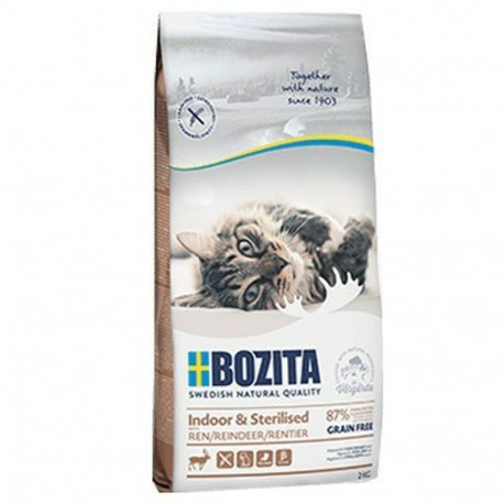Sööt Bozita Indoor&Sterilised Grain free Reindeer Kana Põhjapõder 10 kg