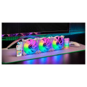 Mars Gaming MF-3DKIT Infinity Mirror ARGB 120mm Remote Control Computer Cooler Kit