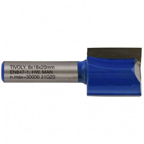 Sõrmfrees 18x8 mm, 8mm saba