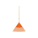 Leaf rake with clog free tines Truper®