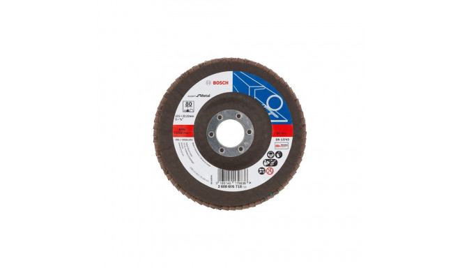 Flap disc 125x22.23mm, K80