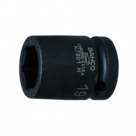 Hexagon impact socket K7801M 12mm, 1/2"