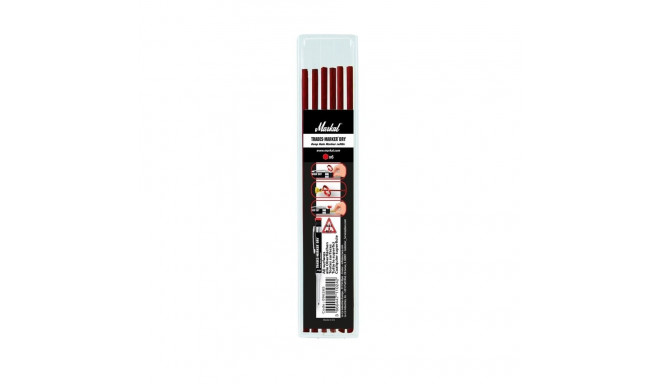 Refills for Trades-Marker® Dry. Pack of 6.(Red)