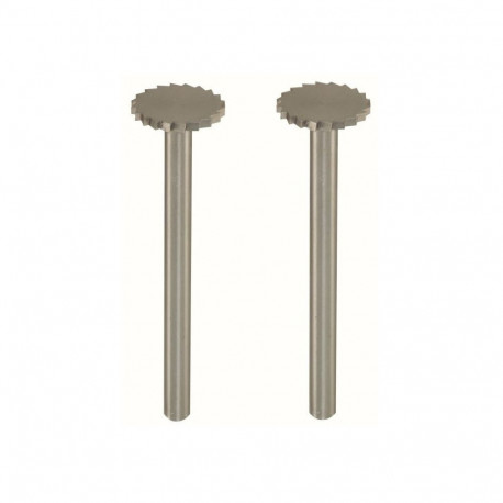 Tungsten vanadium milling bit, 2 pcs., disc, 10 mm