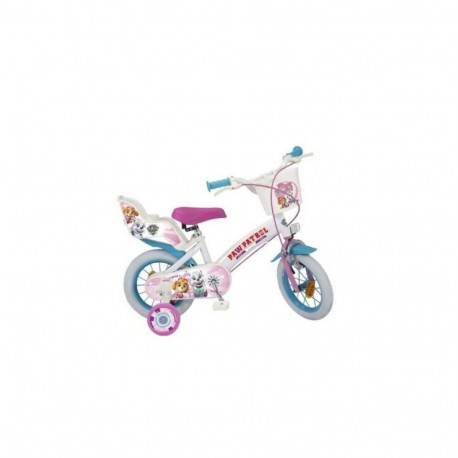 TOIMSA laste jalgratas 1281 PAW Patrol 12" tüdrukutele, valge