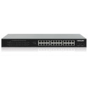 Intellinet 24-portine gigabit ethernet PoE+ lüliti 2 SFP pordiga, IEEE 802.3at/af ühilduv, PoE toite