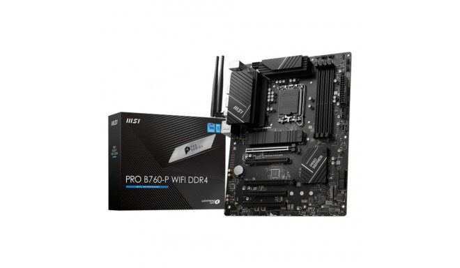 MSI PRO B760-P WIFI DDR4 motherboard LGA 1700 ATX