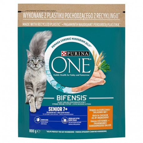 PURINA One Bifensis Senior 7+ kuiv kassitoit 800 g