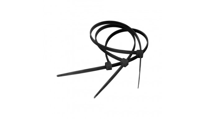 Opaska zaciskowa 4,8 mm/25 cm must Cabletech 100 tk