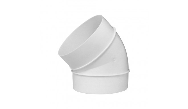 VENTILATION ELBOW 100MM 45 PLASTIC