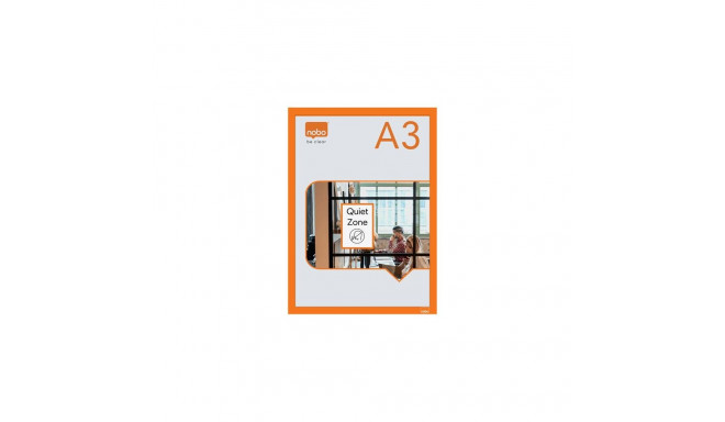 Nobo 1915698 magnetic frame A3 Orange
