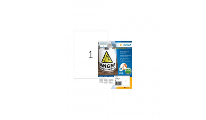 HERMA 9543 self-adhesive label Rectangle White 40 pc(s)