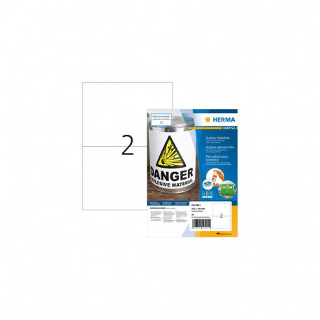 HERMA 9541 self-adhesive label Rectangle White 80 pc(s)