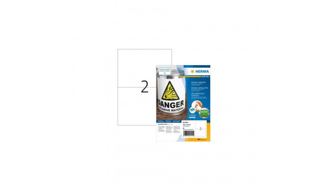 HERMA 9541 self-adhesive label Rectangle White 80 pc(s)