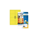 HERMA Neon labels A4 99.1x67.7 mm luminous yellow paper matt 160 pcs.