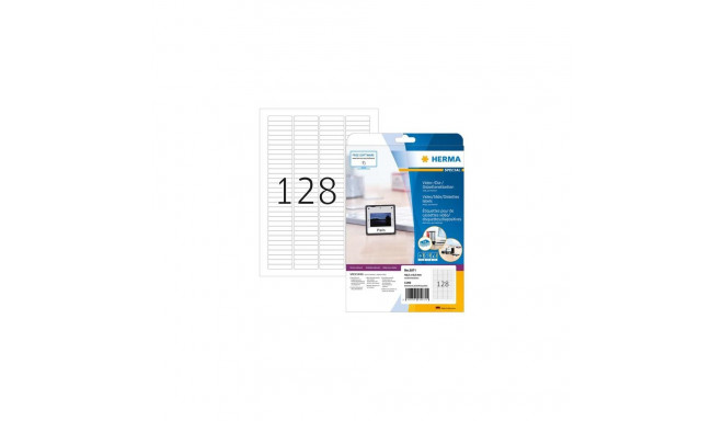 HERMA Slide labels A4 43.2x8.5 mm white paper matt 3200 pcs.