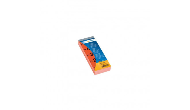 HERMA Number blocks self-adhesive red 28x56 mm 1-500